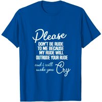 T-shirt « Please Don't Be Rude To Me » pour hommes — T-shirts pour hommes