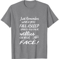 Spider Rude T Shirt for Men in Black