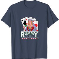 T-Shirt Rummy Queen Card Deck pour hommes — T-shirts pour hommes