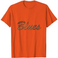 T-Shirt Rusty Blues pour Hommes en Noir