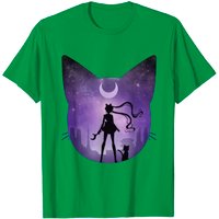 T-Shirt pour hommes Sailor Moon en noir
