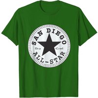 T-Shirt San Diego All Star pour hommes en noir — T-shirts pour hommes