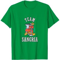 T-Shirt pour hommes Team Sangria en noir — T-shirts pour hommes