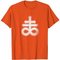 T-shirt Satanique Devil's Cross pour hommes en noir