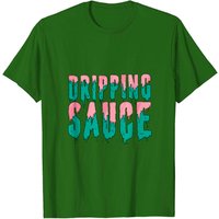 Dripping Sauce In Creepy Colors T-Shirt for Men — Mens T Shirts