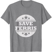 T-shirt Save Ferris pour hommes en noir