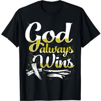 T-shirt God Always Wins pour hommes — T-shirts pour hommes