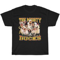 The Mighty Ducks Unisex T-Shirt for Men in Black — Mens T Shirts
