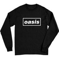 Oasis Merch T-Shirts Longs Organiques Unisexes en Noir — T-shirts pour hommes