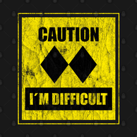 I'm Difficult - Double Black Diamond - T-shirt pour hommes