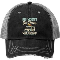 Chapeau Trucker Big Worm's Ice Cream What 'Chu Want — Casquette de baseball