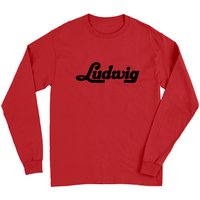 T-shirt à manches longues avec logo Ludwig Drums pour unisexe — T-shirts pour hommes