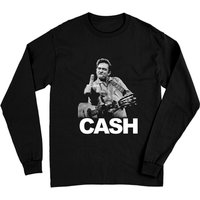 T-shirt à manches longues Johnny Cash classique pour unisexe — T-shirts pour hommes