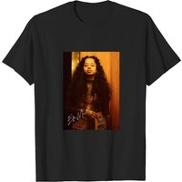 T-shirt classique Ella Mai pour hommes en noir