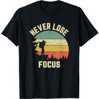 T-shirt Photographe Caméra Ne Perdez Jamais le Focus pour Hommes