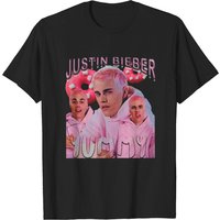 T-shirt pour hommes Justin Bieber en noir — T-shirts pour hommes