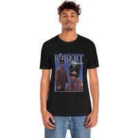 T-shirt pour hommes Robert Pattinson en noir