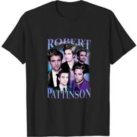 T-shirt pour hommes Robert Pattinson en noir