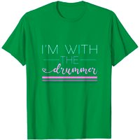 T-shirt Je Suis Avec le Batteur pour Hommes — T-shirts pour hommes