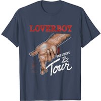 American Classics Loverboy Get Lucky Tour Black Men's T-Shirt — Mens T Shirts