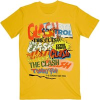 T-shirt unisexe The Clash : Collage de singles