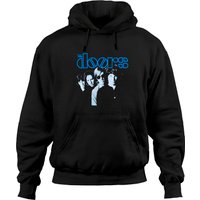 Hoodie Unisexe Noir de The Doors — Sweats à capuche pour hommes