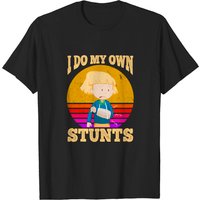 T-shirt Kids I Do My Own Stunts Blessure au Bras Cassé Cadeau de Rétablissement — T-shirts pour hommes