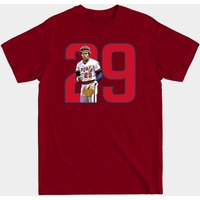 Carew: 29 - T-shirt pour hommes Rod Carew en noir — T-shirts pour hommes