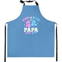 Gender Reveal Papa Dad Kitchen Aprons