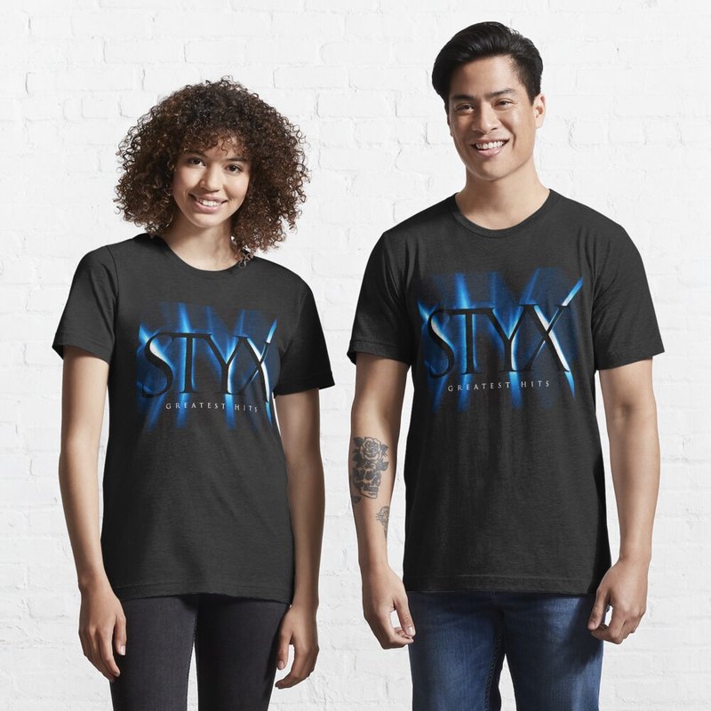 T-shirt essentiel Styx pour hommes en noir — T-shirts pour hommes