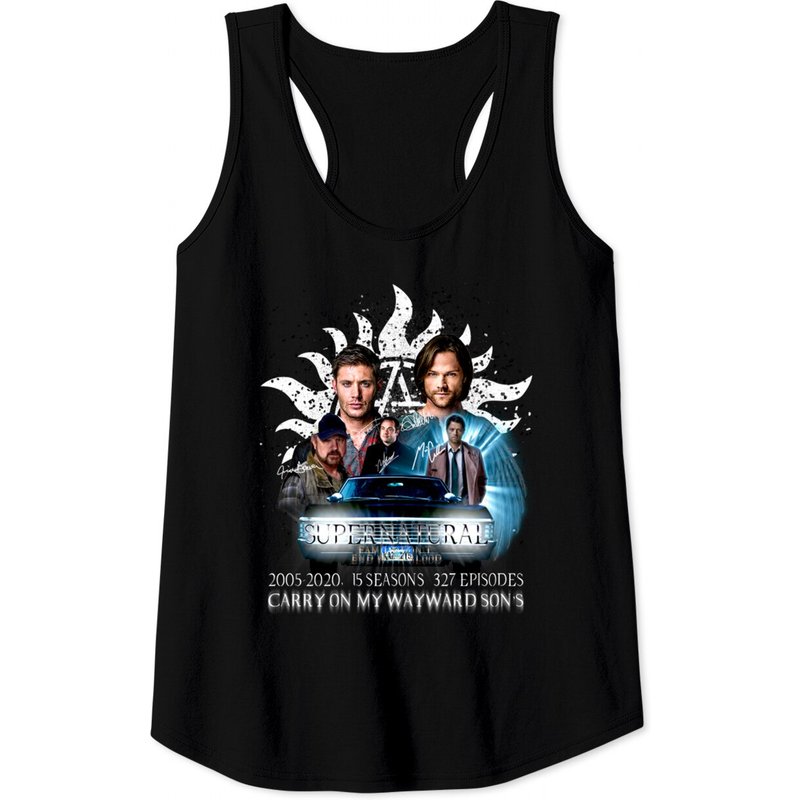 T-shirts Édition Limitée Supernatural Family Don't End With Blood