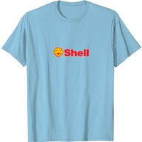 T-shirt avec logo Shell pour hommes en noir — T-shirts pour hommes