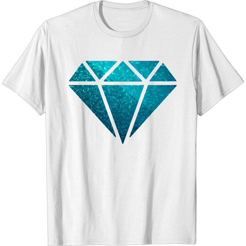 T-Shirt Shinee Diamond Vert pour Hommes — T-shirts pour hommes