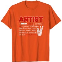 Artist Tee Shirt for Men - Black