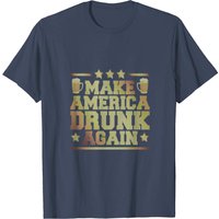 T-Shirt du 4 juillet - Make America Drunk Again pour hommes — T-shirts pour hommes