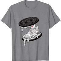 Funny Jordan 4 T-Shirt for Men in Black