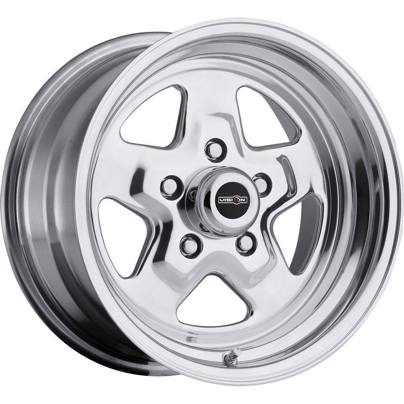 Roues American Muscle 521 Nitro Polished - 15x4 - 4x108 — Roues et jantes