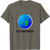 Flat Earth Society T-Shirt for Men