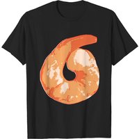 Shrimp T Shirt for Men in Black