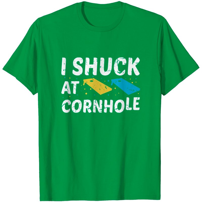 T-shirt I Shuck At Cornhole pour hommes — T-shirts pour hommes