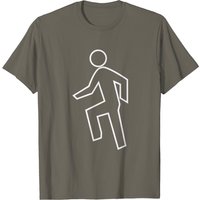 T-Shirt Blanc Everyday I'm Shufflin pour Hommes