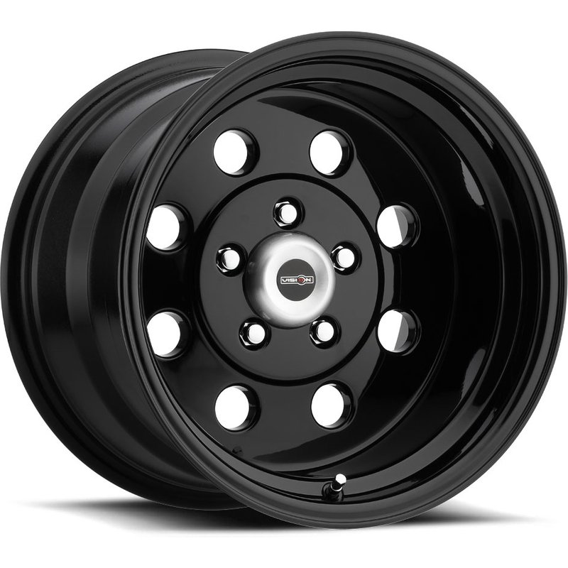 Roues American Muscle 531 Street Lite Noir Brillant - 15x8 - 5x120.65 — Roues et jantes