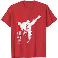 T-Shirt Taekwondo pour hommes en noir