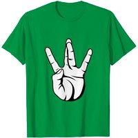 T-Shirt Hip Hop West Side Hand Sign pour Hommes