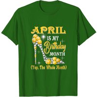 April Is My Birthday Month Men's T-Shirt — Mens T Shirts