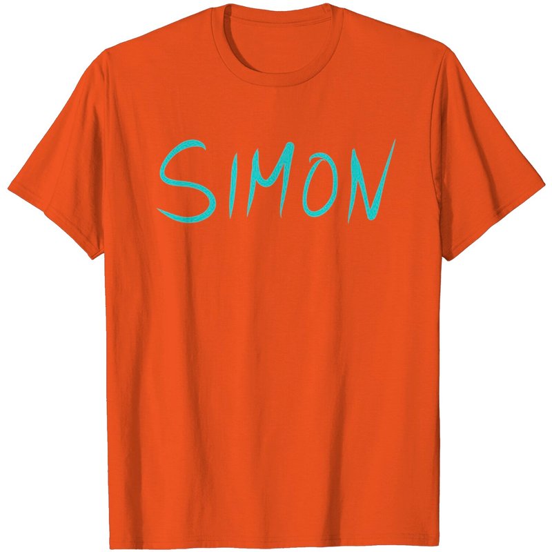 T-Shirt Simon pour Hommes en Noir