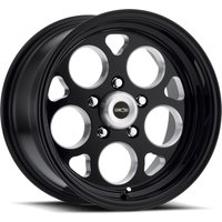 American Muscle 561 Sport Mag Gloss Black Milled Wheels - 15x4 — Wheels & Rims