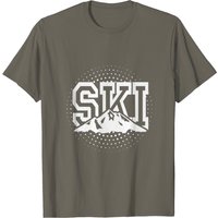 Skiing Fun T-shirt for Ski Enthusiasts — Mens T Shirts