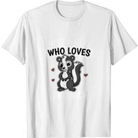 Juste une fille qui aime les moufettes T-shirt pour hommes