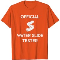 T-Shirt Officiel Testeur de Glissade d'Eau pour Hommes — T-shirts pour hommes